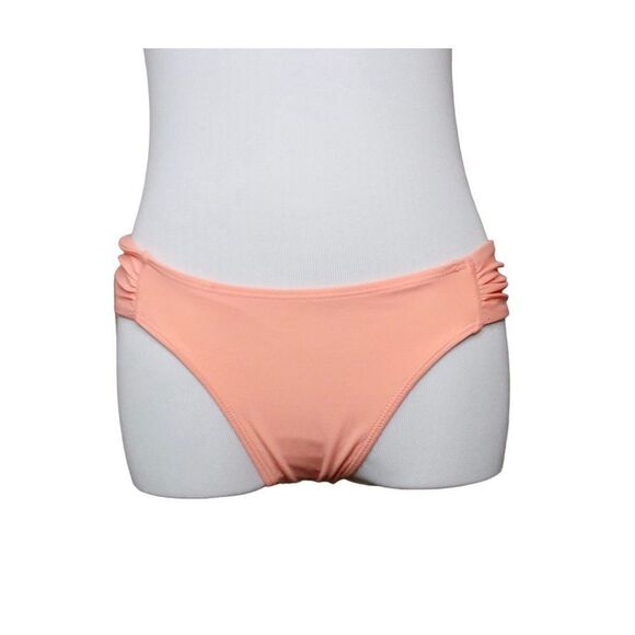 Forever 21 Peach High Thigh Juniors Bikini Swim Bottom LARGE Coastal Poolcore - Picture 1 of 6